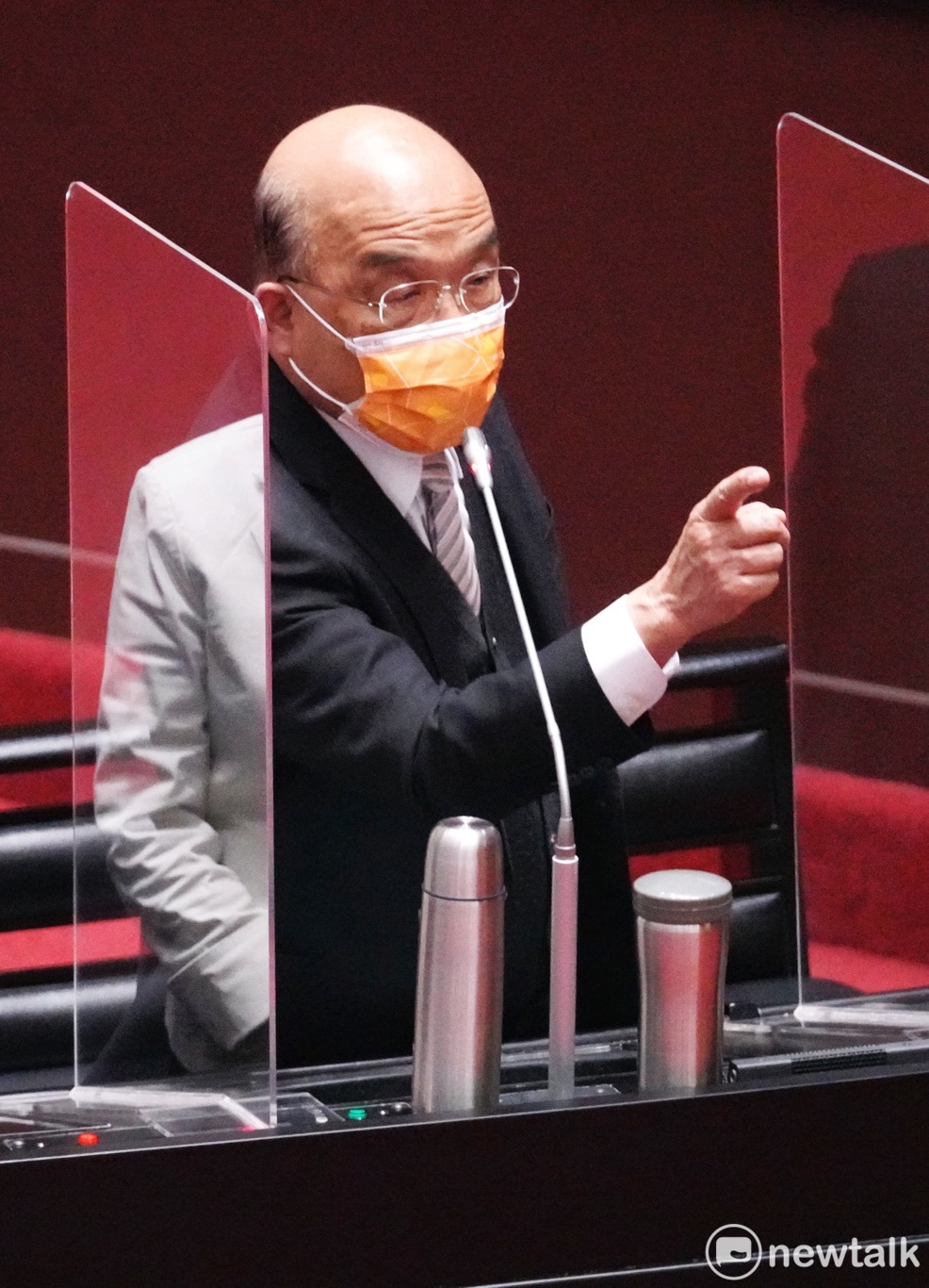 又舌戰蔣萬安 蘇貞昌發火：你祖父承諾要反攻大陸啦！