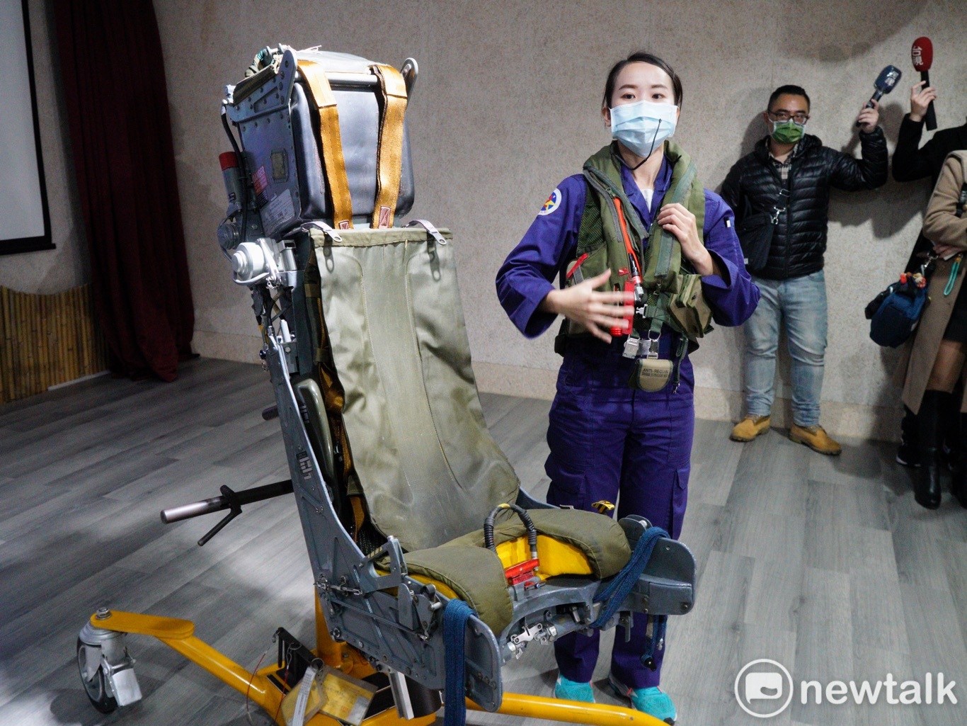 視導新竹「空軍第二聯隊」 蔡英文：讓世界看見我們守護國家的決心