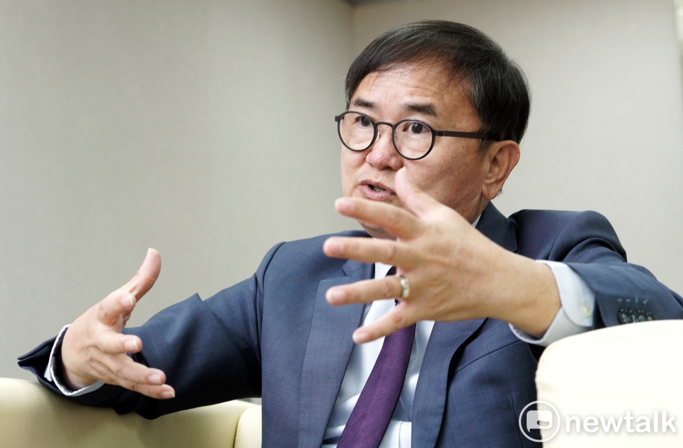 民進黨台東縣長參選人劉櫂豪專訪。 圖：張良一/攝