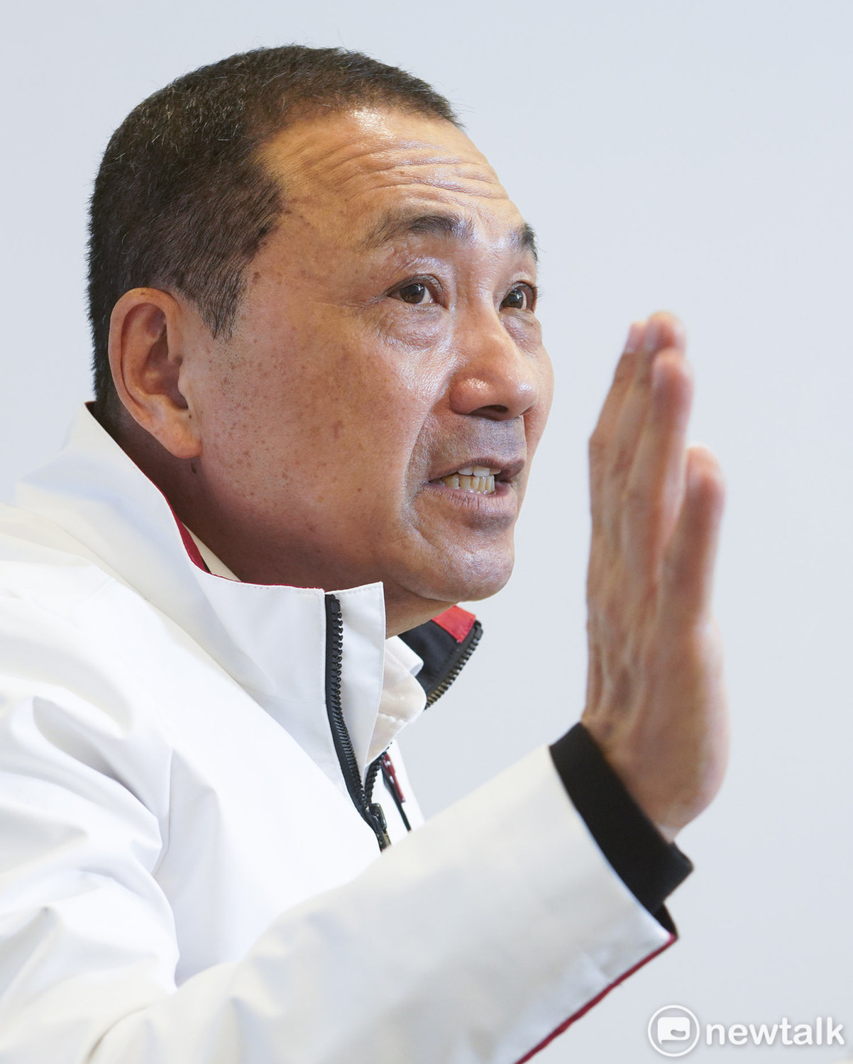 國民黨新北市長候選人侯友宜接受新頭殼專訪。 圖：張良一/攝