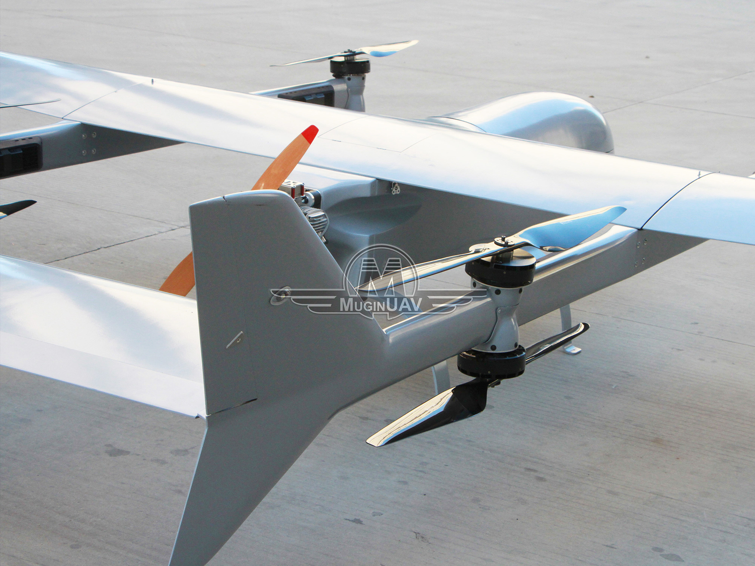 中國製造的 Mugin-5 商用無人機低空飛近烏東軍事單位時遭擊落，並未配置鏡頭。圖：翻攝自 Mugin Limited 網頁（資料照）