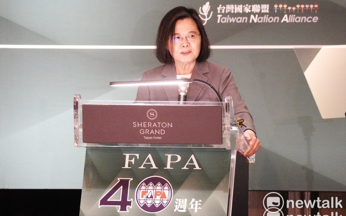 FAPA週年晚會 蔡英文致謝：我們都是Team Taiwan | 政治