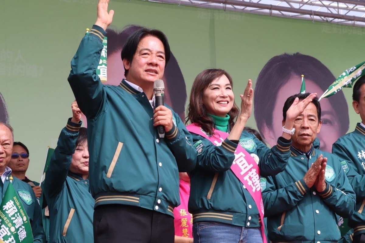  賴清德回到台南力挺林宜瑾。 圖：賴清德競總提供 