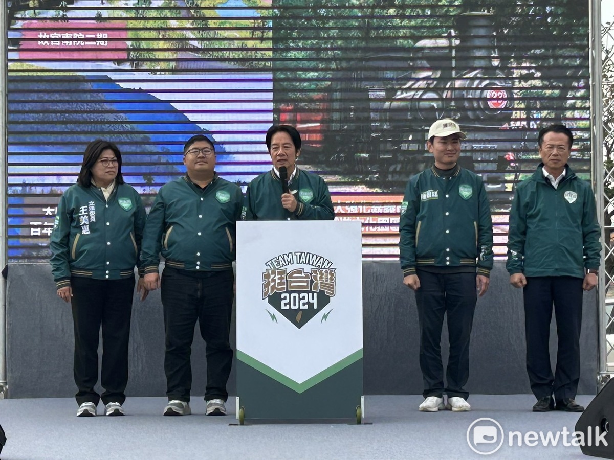  賴清德赴嘉義縣進行環島拼圖造勢活動。 圖：黃宣尹攝 