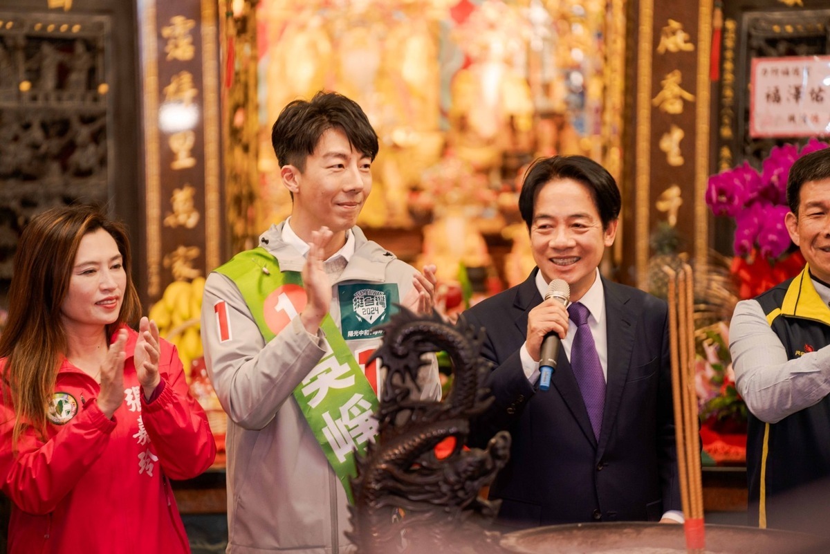  賴清德第6度赴中和替吳崢站台。 圖：賴清德競總提供 