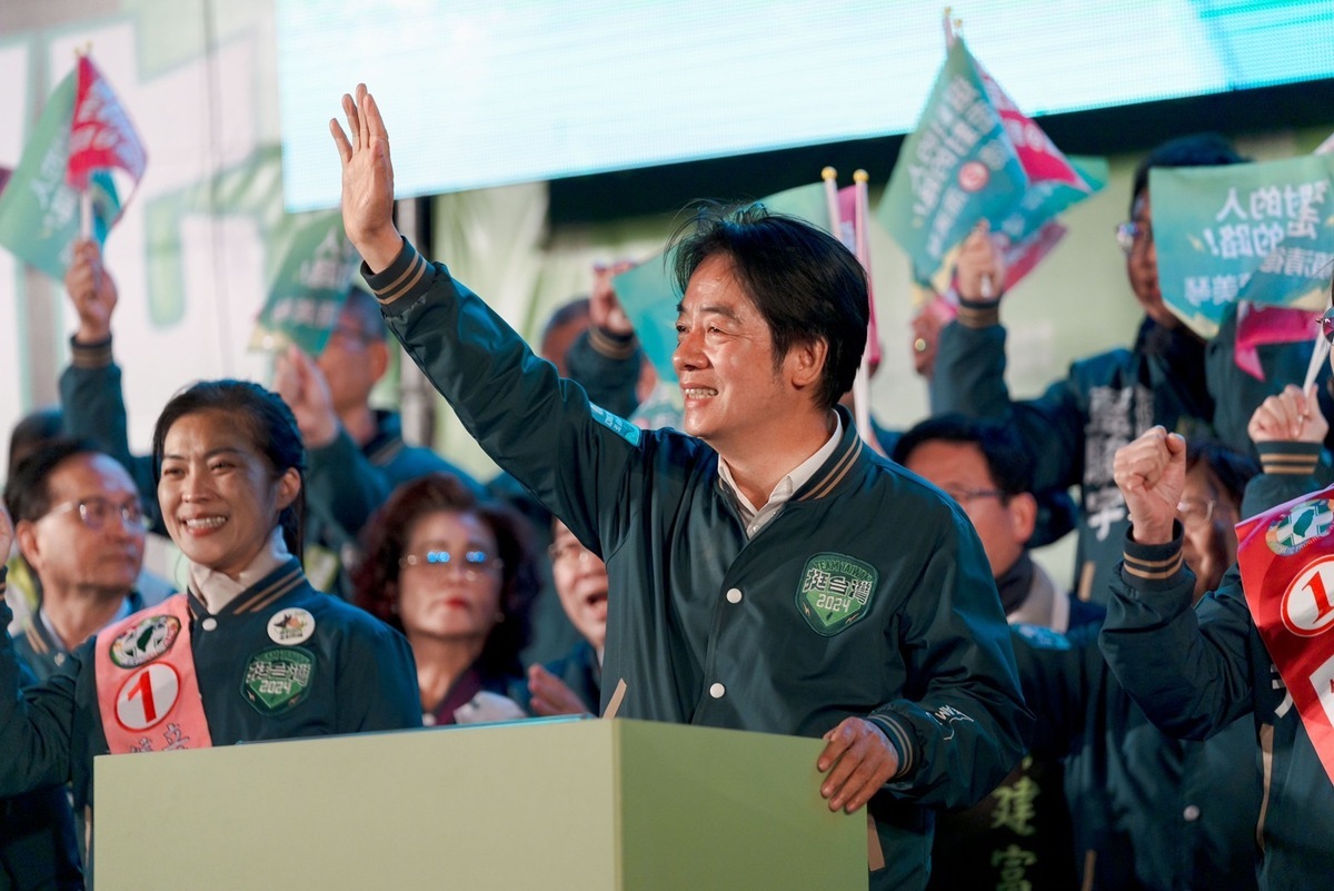  賴清德晚間赴彰化鹿港造勢。 圖：賴清德競總提供 