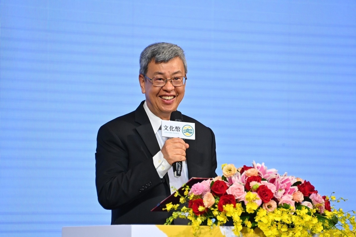  陳建仁出席文化成年禮金常態化記者會。 圖：行政院提供 