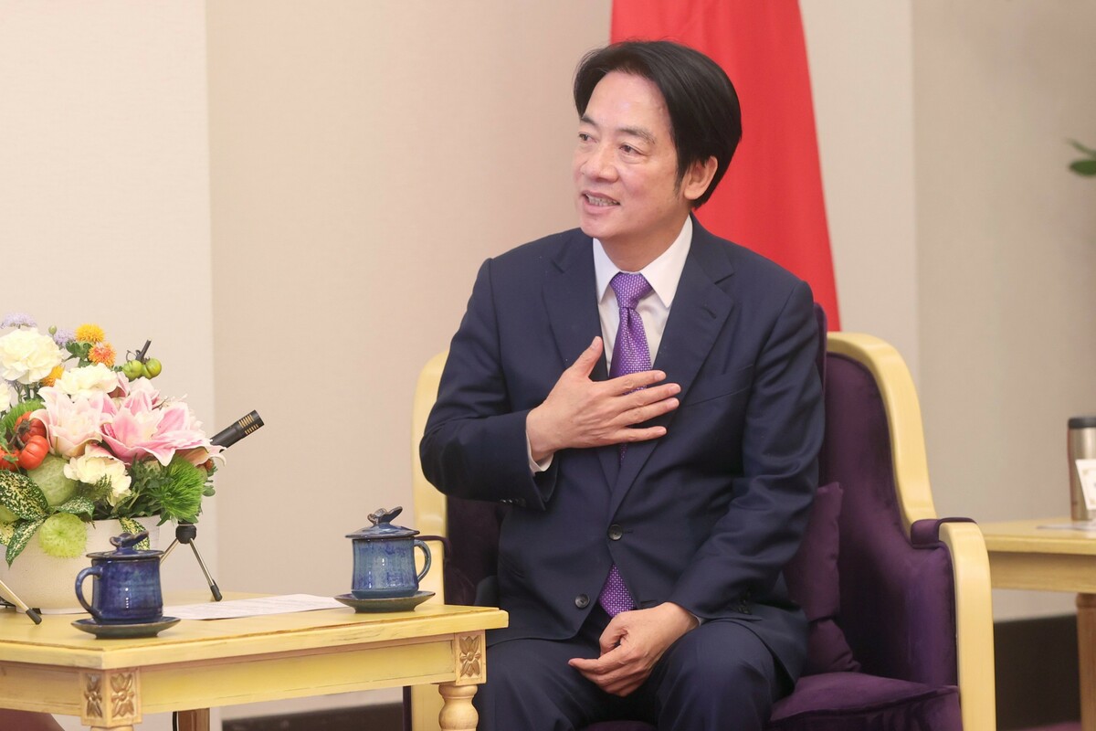  賴清德接見「華府學者代表團」。 圖：總統府提供 