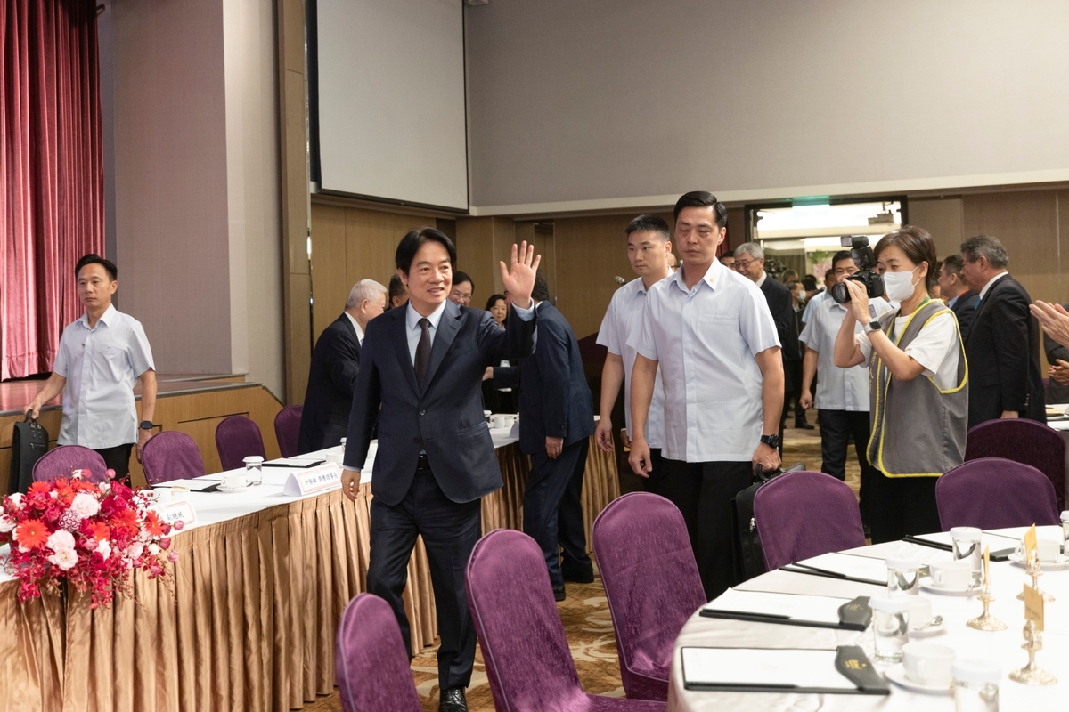  賴清德出席全國工總理監事聯席會議。 圖：總統府提供 