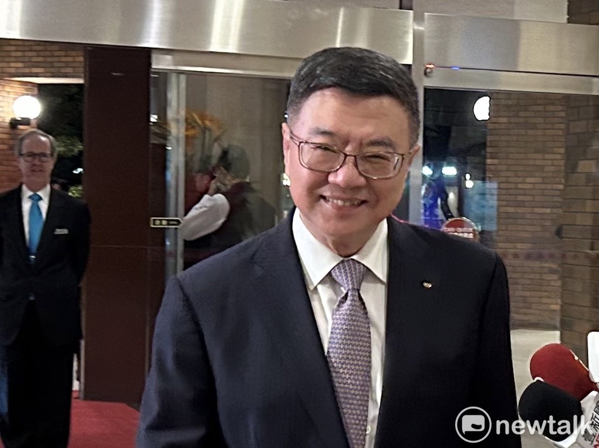  卓榮泰陪同賴清德宴請民進黨立委。 圖：黃宣尹攝 