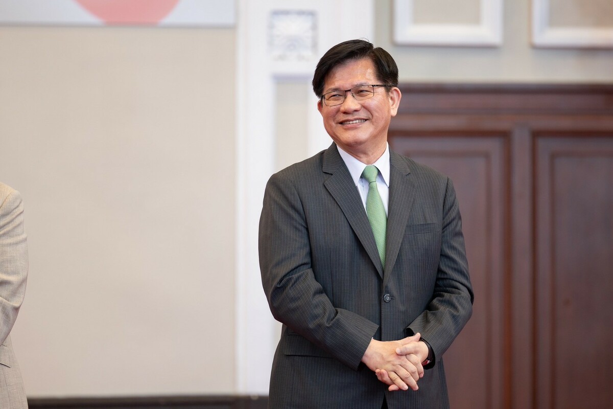  林佳龍出席總統府歡送會，未來將接任外交部長。 圖：總統府提供 