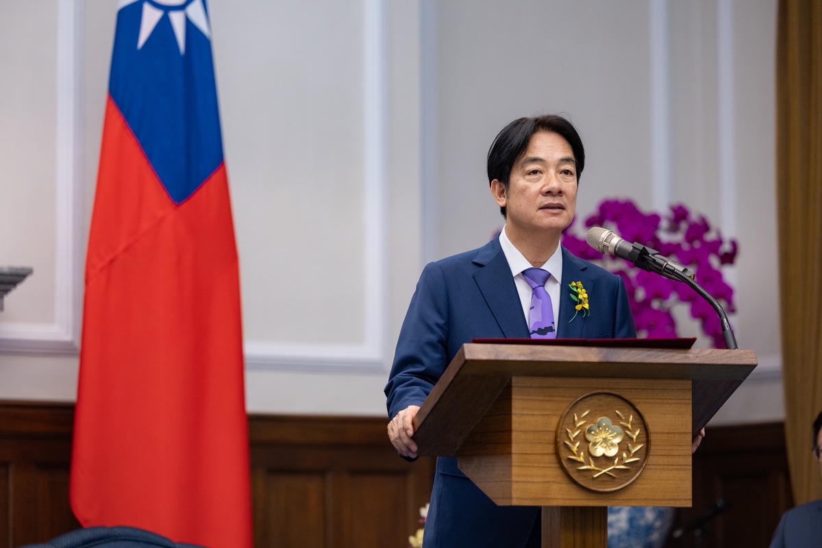  總統賴清德就職日下午接見美國特使團。 圖：總統府提供 