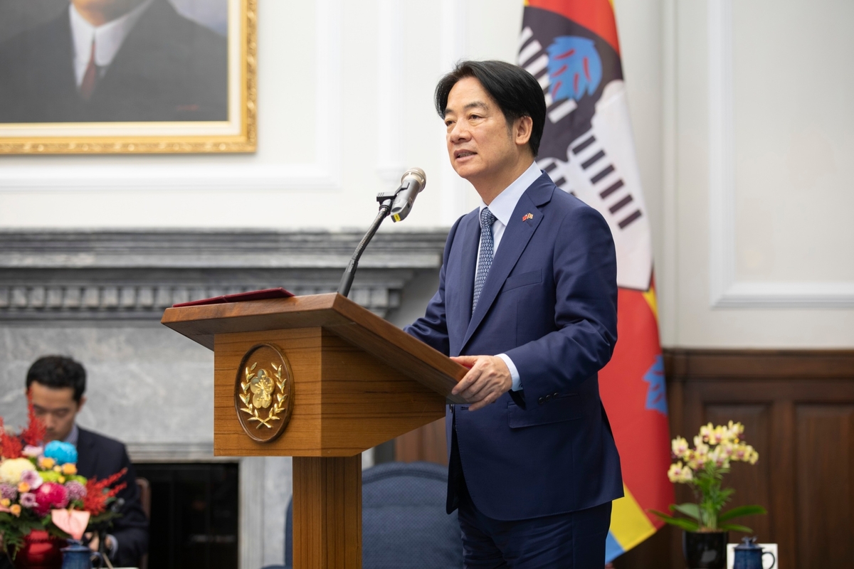  總統賴清德會晤史瓦帝尼國王恩史瓦帝三世（King Mswati Ⅲ）。 圖：總統府提供 