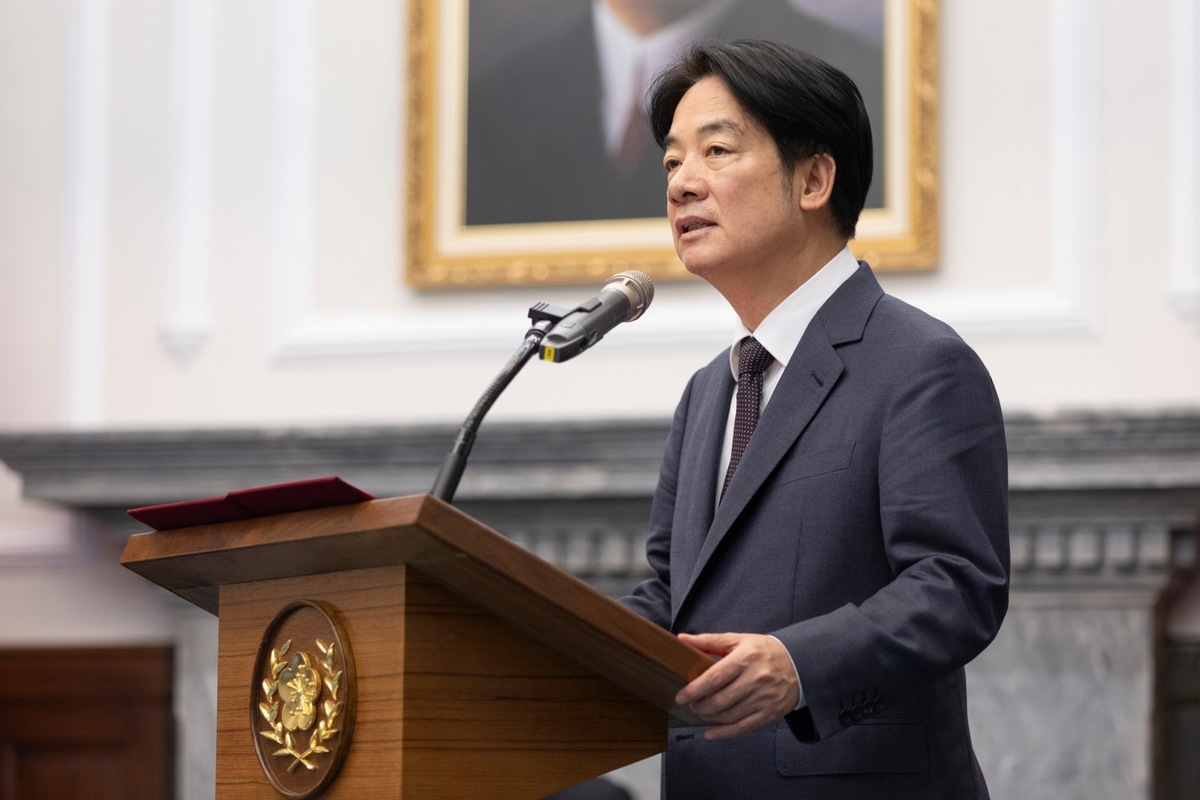  賴清德接見新加坡前國會議長阿都拉（Abdullah Tarmugi）一行。 圖：總統府/提供 
