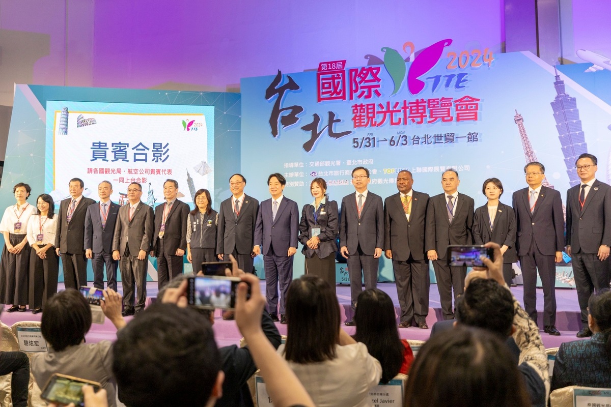  總統賴清德出席台北國際觀光博覽會開幕記者會。 圖：總統府提供 
