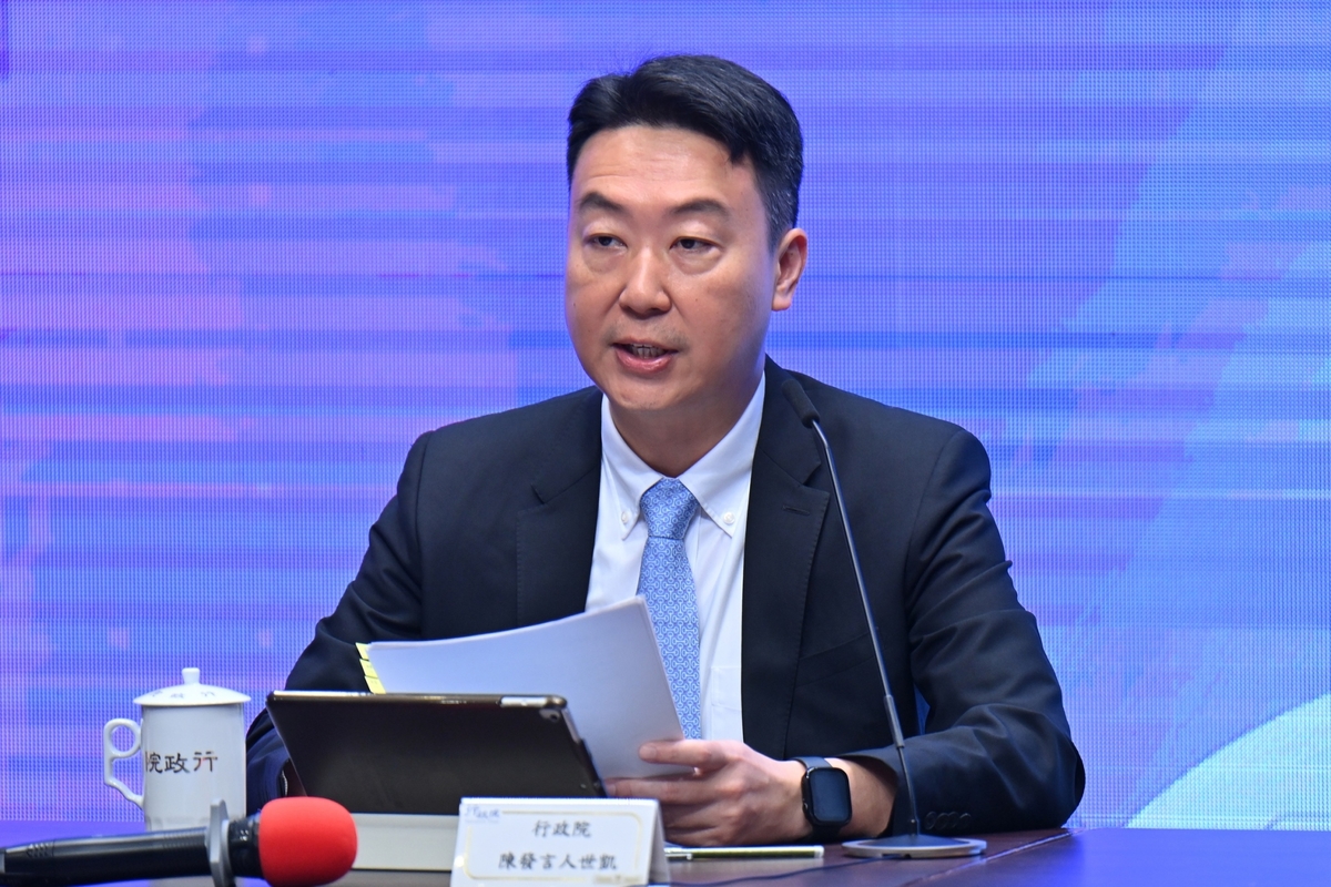  行政院發言人陳世凱。 圖：行政院提供 