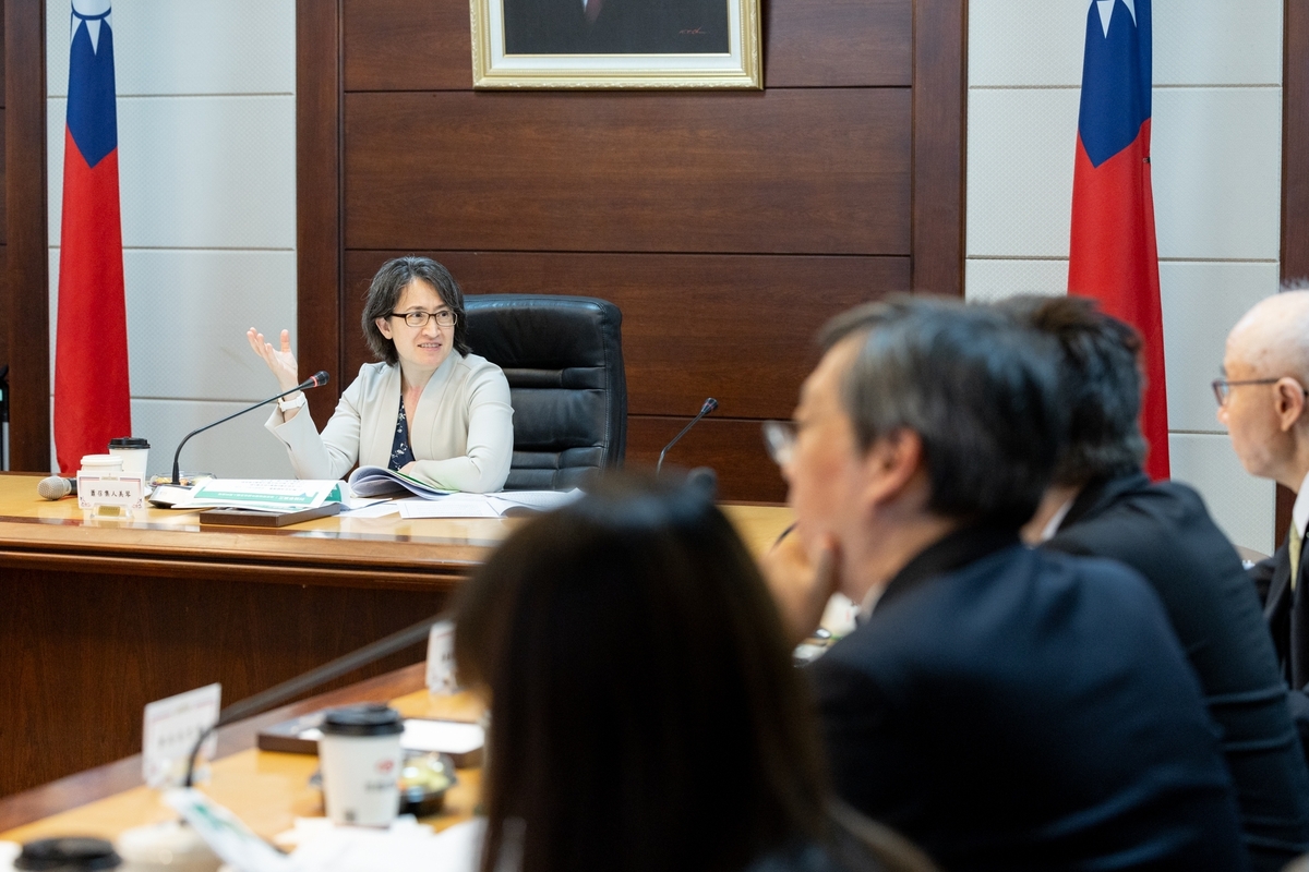  副總統蕭美琴主持司法院大法官提名審薦小組第1次會議。 圖：總統府提供 