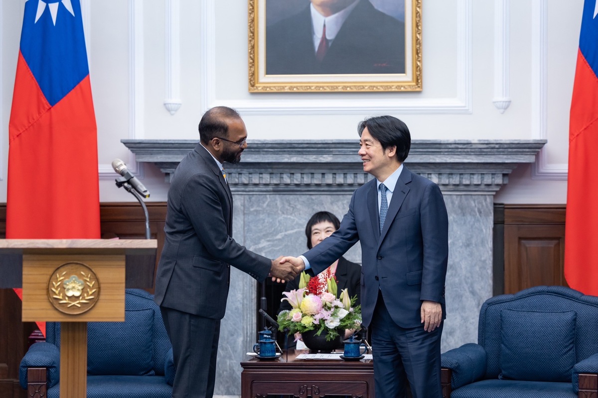  總統賴清德接見2024國際青年商會世界大會國際籌備委員、台灣籌備委員。 圖：總統府提供 