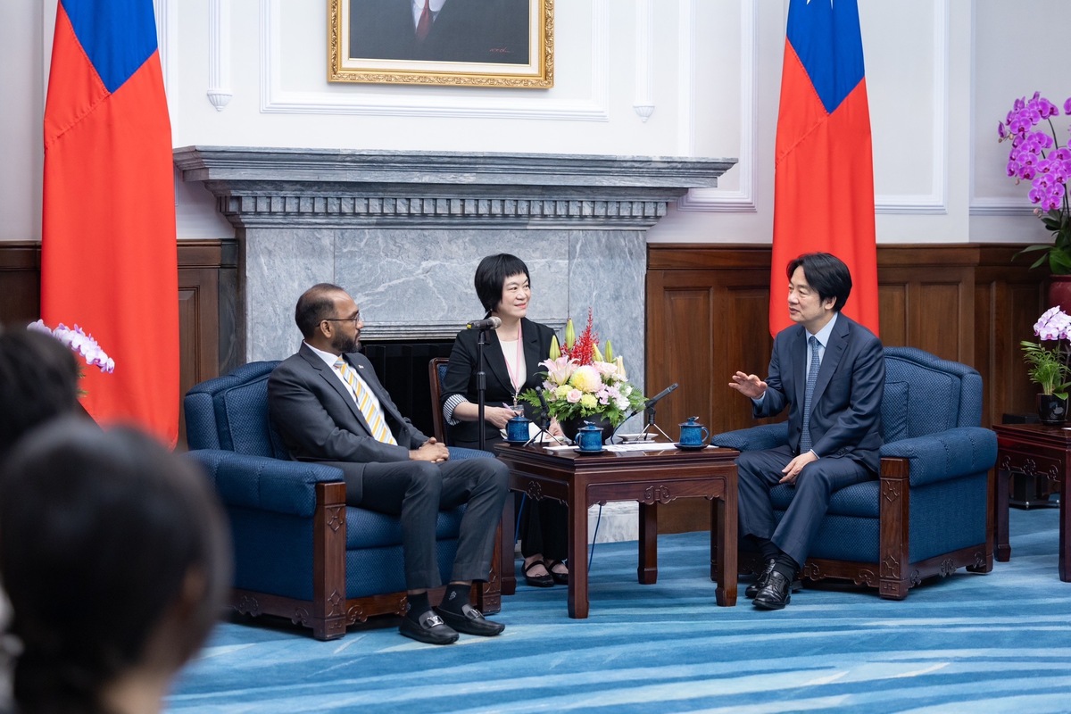  總統賴清德接見2024國際青年商會世界大會國際籌備委員、台灣籌備委員。 圖：總統府提供 