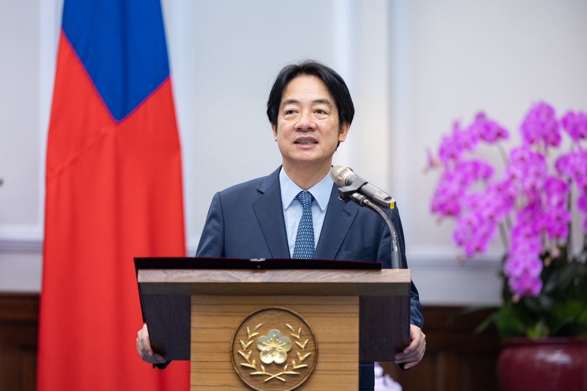  總統賴清德接見2024國際青年商會世界大會國際籌備委員、台灣籌備委員。 圖：總統府提供 