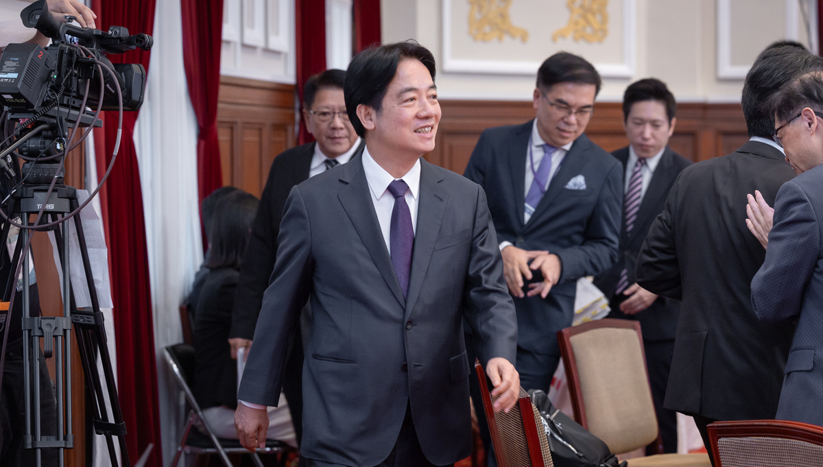  總統賴清德主持「國家氣候變遷對策委員會」首場會議。 圖：總統府提供 