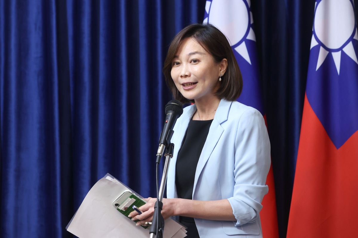  總統府6日晚間7時28分左右發出新聞稿，發言人郭雅慧談及我國恭賀川普勝選。 圖：總統府提供 