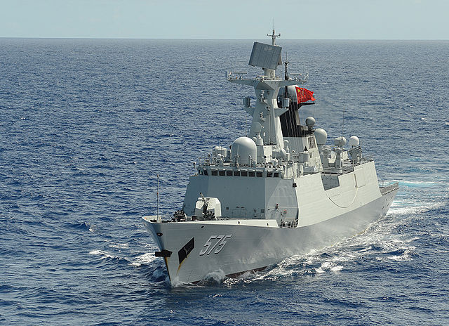  054A型飛彈護衛艦，為中國海軍的一種飛彈護衛艦。 圖 : 維基百科 