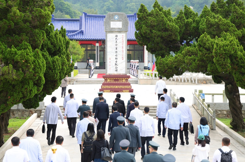  823戰役66週年，總統賴清德赴金門主持典禮。 圖：軍聞社提供 