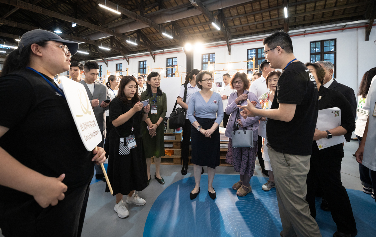  副總統蕭美琴出席「Taiwan Can Help國際援助發展成果展」開幕儀式。 圖：總統府提供 
