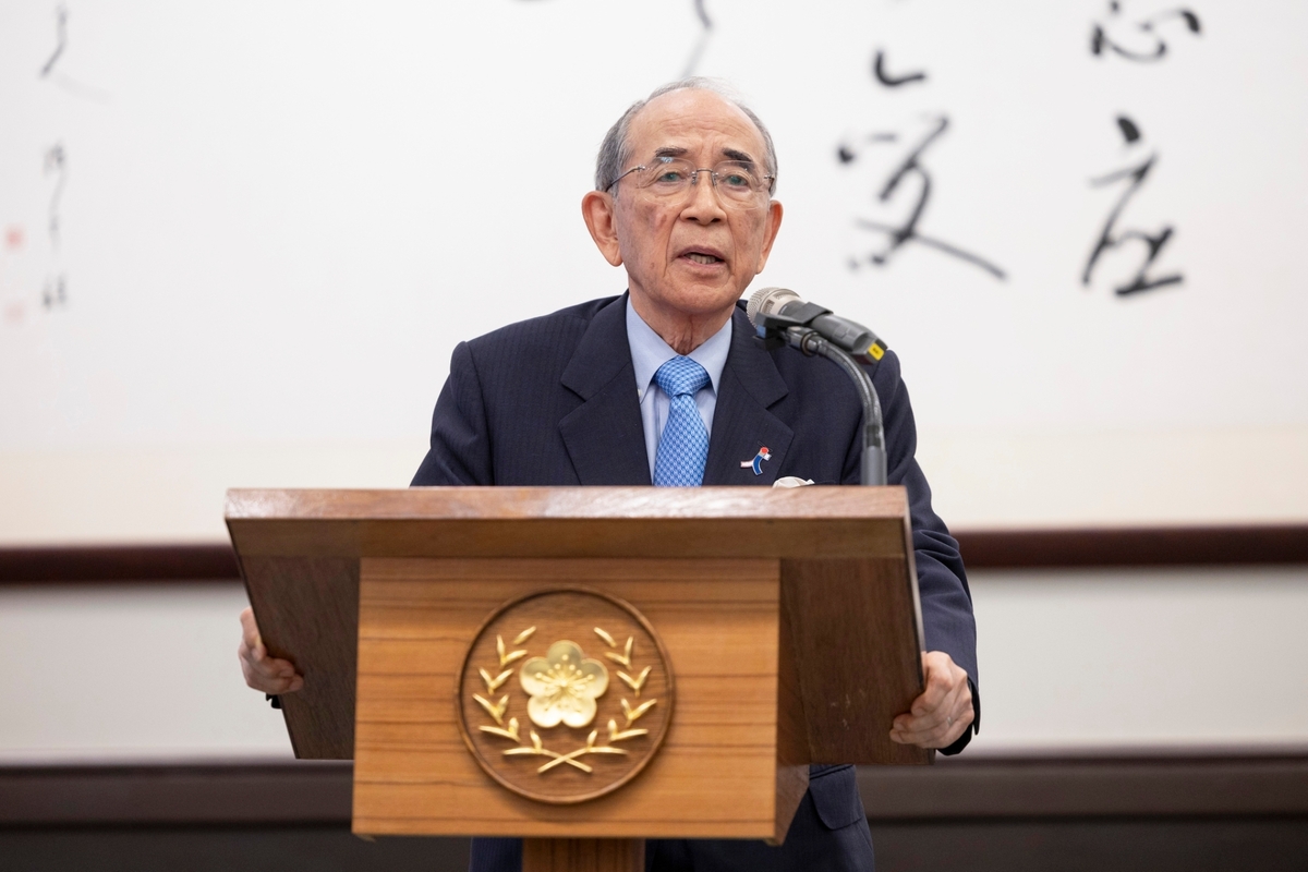  日本台灣交流協會會長大橋光夫率團來訪。 圖：總統府提供 