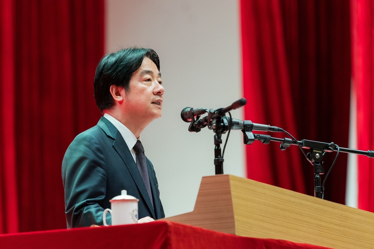  總統賴清德出席2024年軍人節暨全民國防教育日表揚大會。 圖：總統府提供 