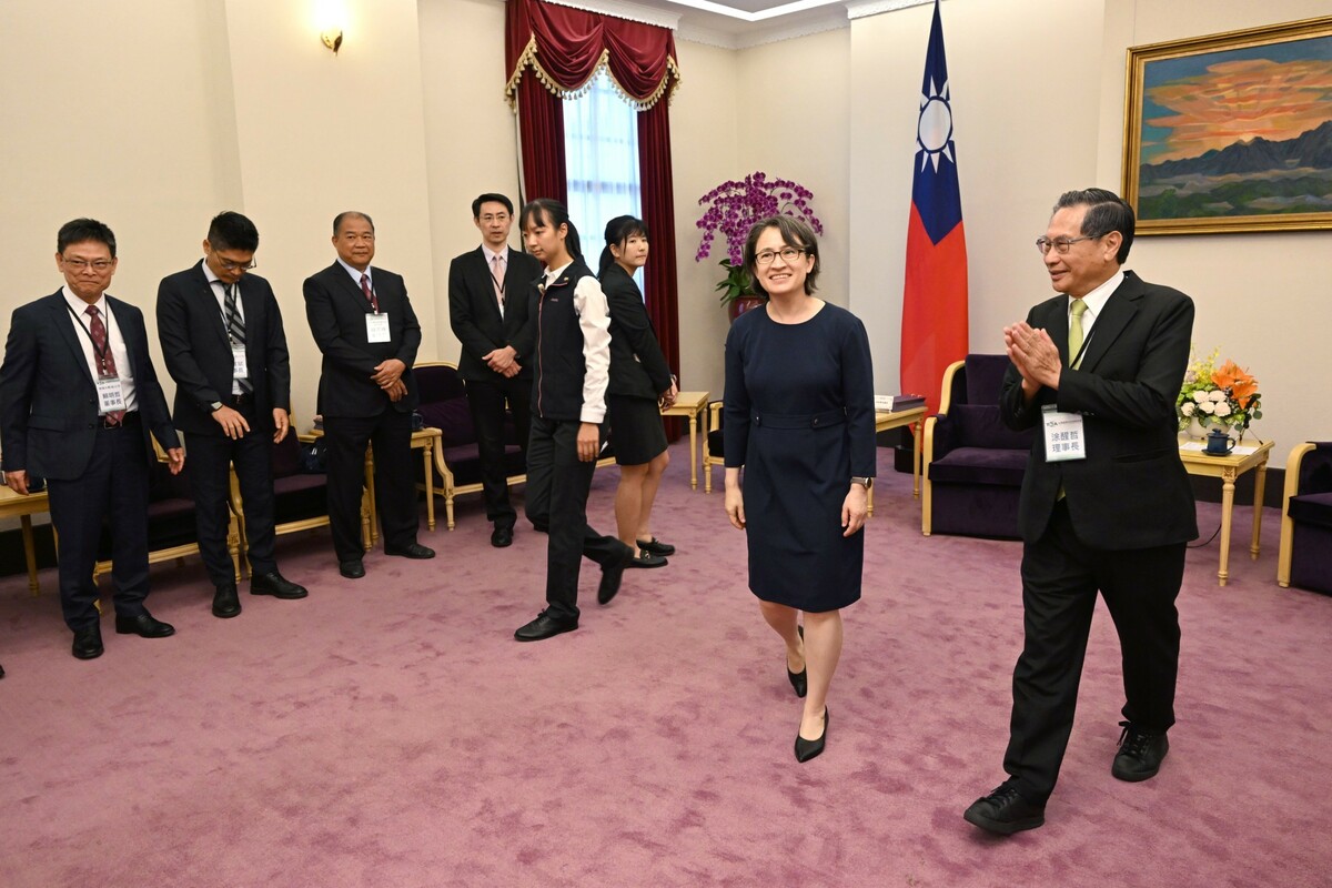  副總統蕭美琴接見第20屆金根獎獲獎廠商。 圖：總統府提供 
