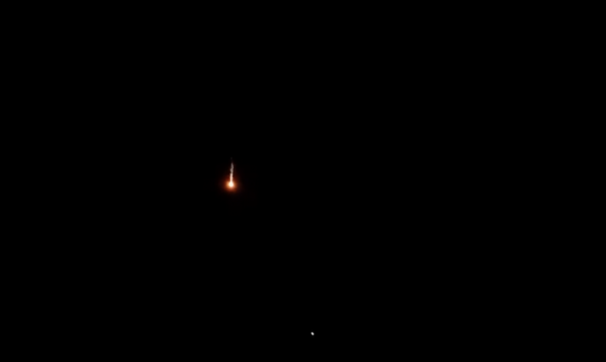  體疑無人機，飛行經俄羅斯和烏克蘭邊境的區域。 圖 來源：Ｘ@Israelwaronhama 