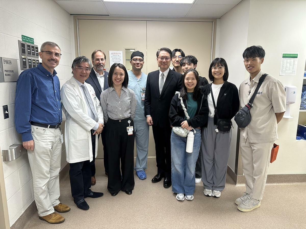  民進黨秘書長林右昌赴休士頓訪問。 圖：民進黨提供 