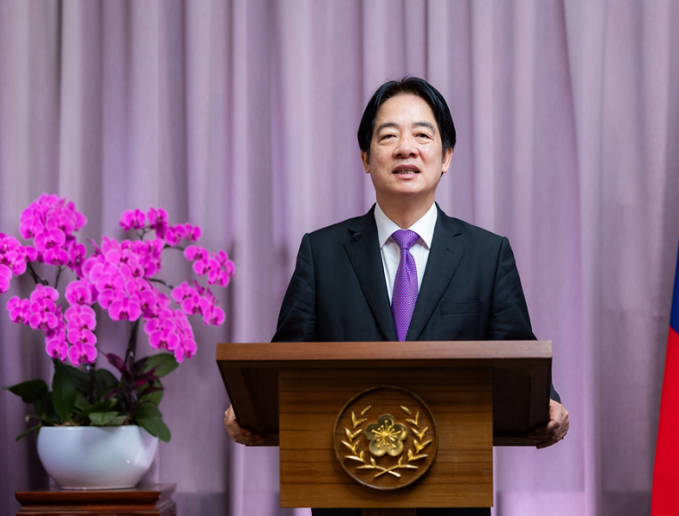  總統賴清德應紐約非營利組織Concordia之邀，於其2024年度峰會錄影發表專題演說。 圖：總統府/提供 