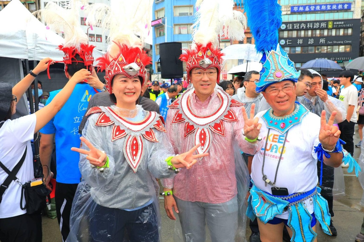  基隆市長謝國樑面臨罷免，陸續請來諸多藍營人士踩場激化對決。 圖：翻攝自謝國樑臉書 