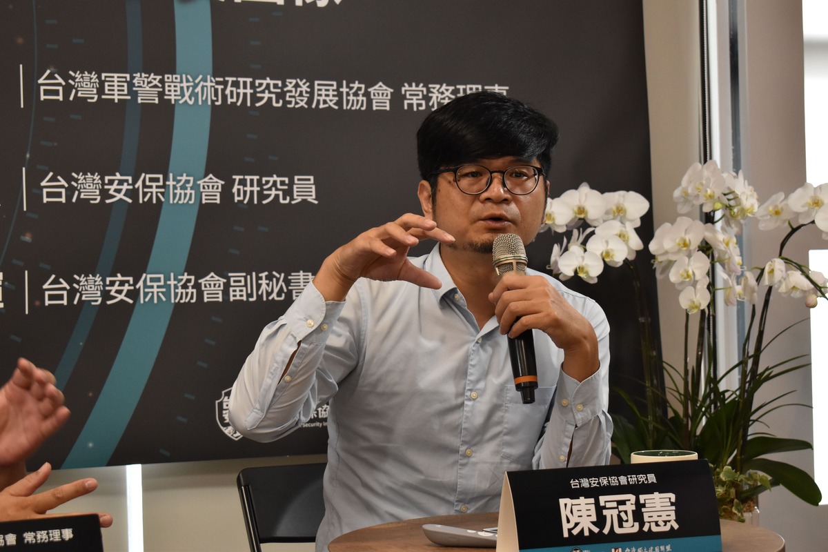  陳冠憲：台灣無人機產業的優勢在於整合現有的技術與資源，並以實際應用情境為導向，找到最適合的發展方式。 圖：台灣安保協會／提供 