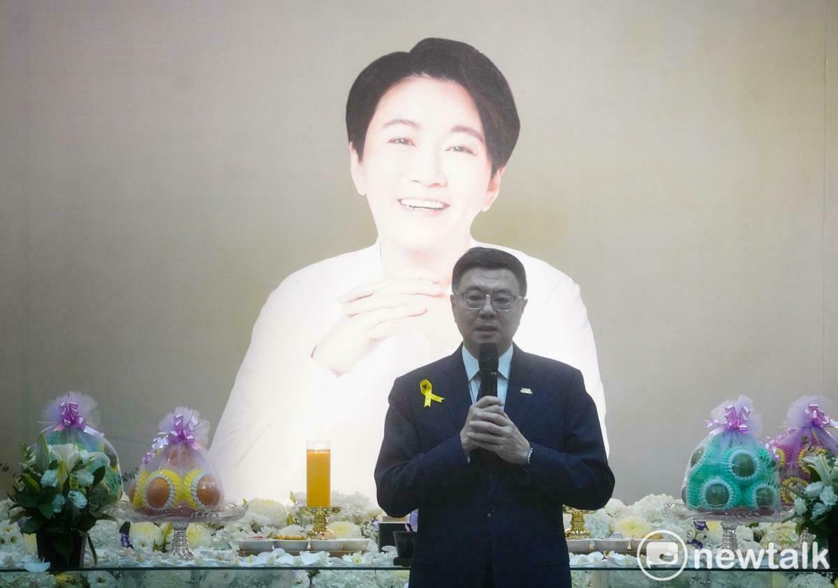  行政院長卓榮泰出席故台北市議員許家蓓公祭典禮。 圖：張良ㄧ/攝 