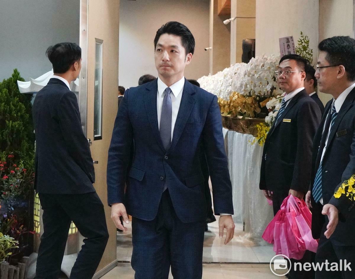  台北市長蔣萬安出席故台北市議員許家蓓公祭典禮。 圖：張良ㄧ/攝 
