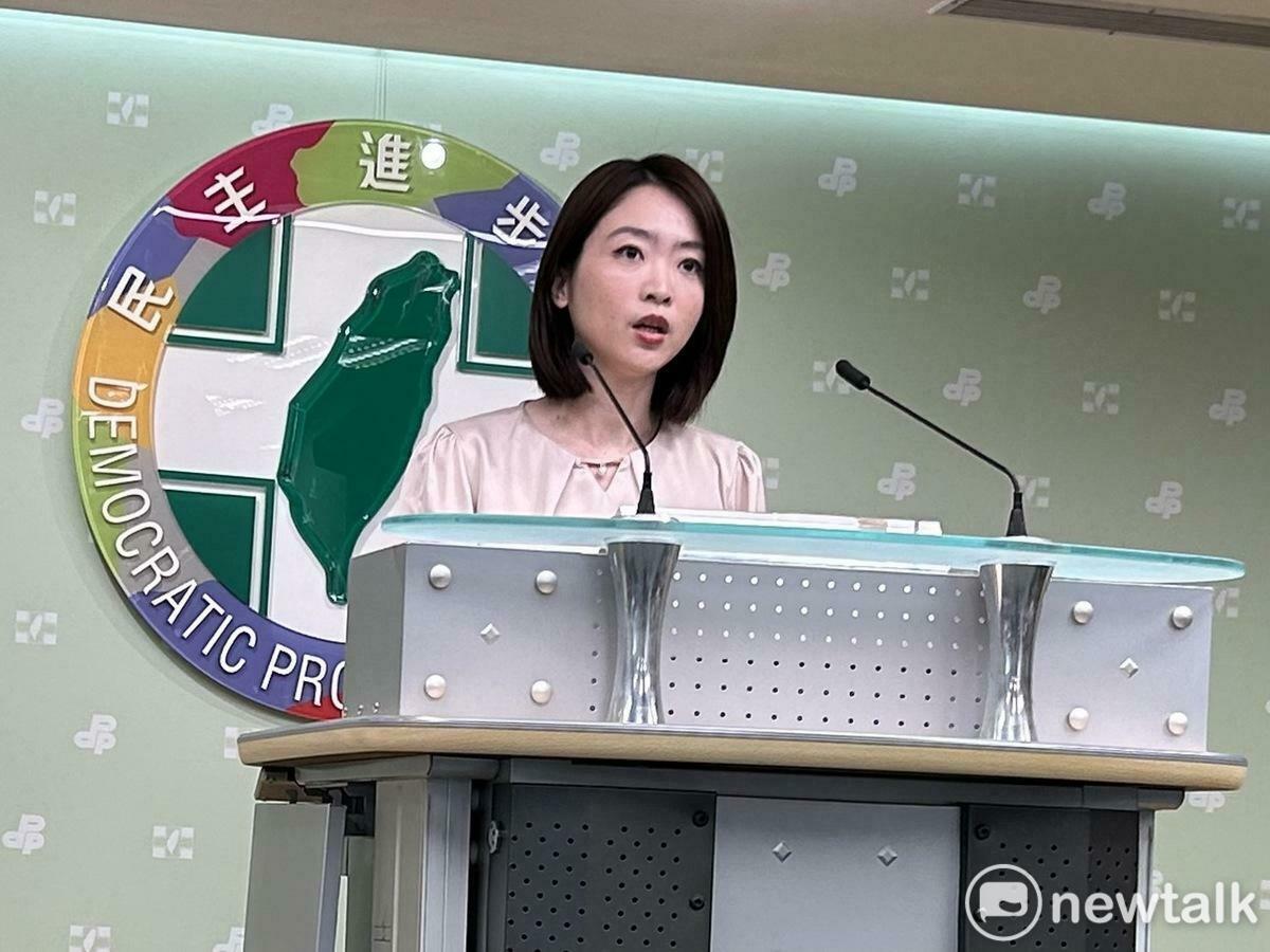  民進黨發言人韓瑩。 圖：黃宣尹攝 