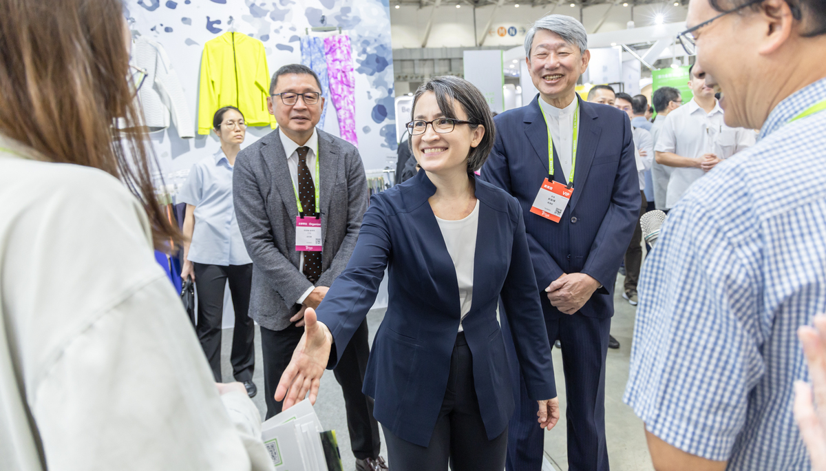  副總統蕭美琴出席2024台北紡織展開幕典禮。 圖：總統府提供 