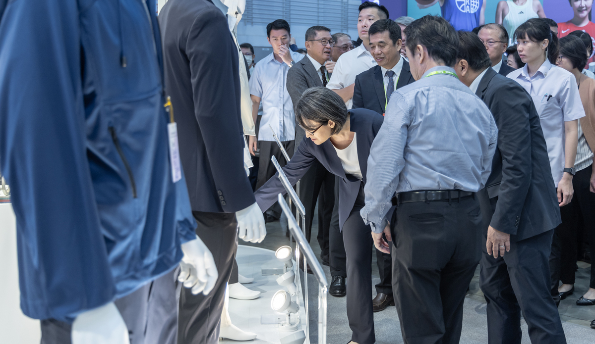  副總統蕭美琴出席2024台北紡織展開幕典禮。 圖：總統府提供 