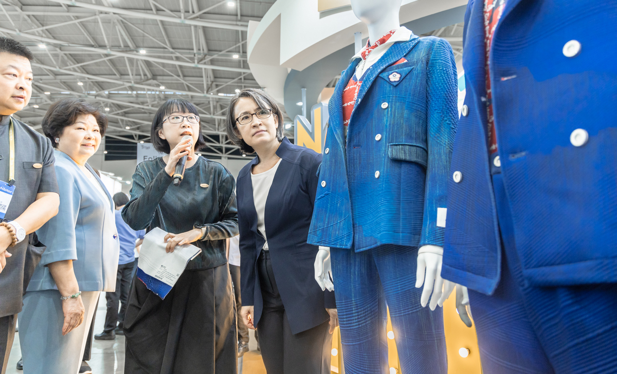  副總統蕭美琴出席2024台北紡織展開幕典禮。 圖：總統府提供 
