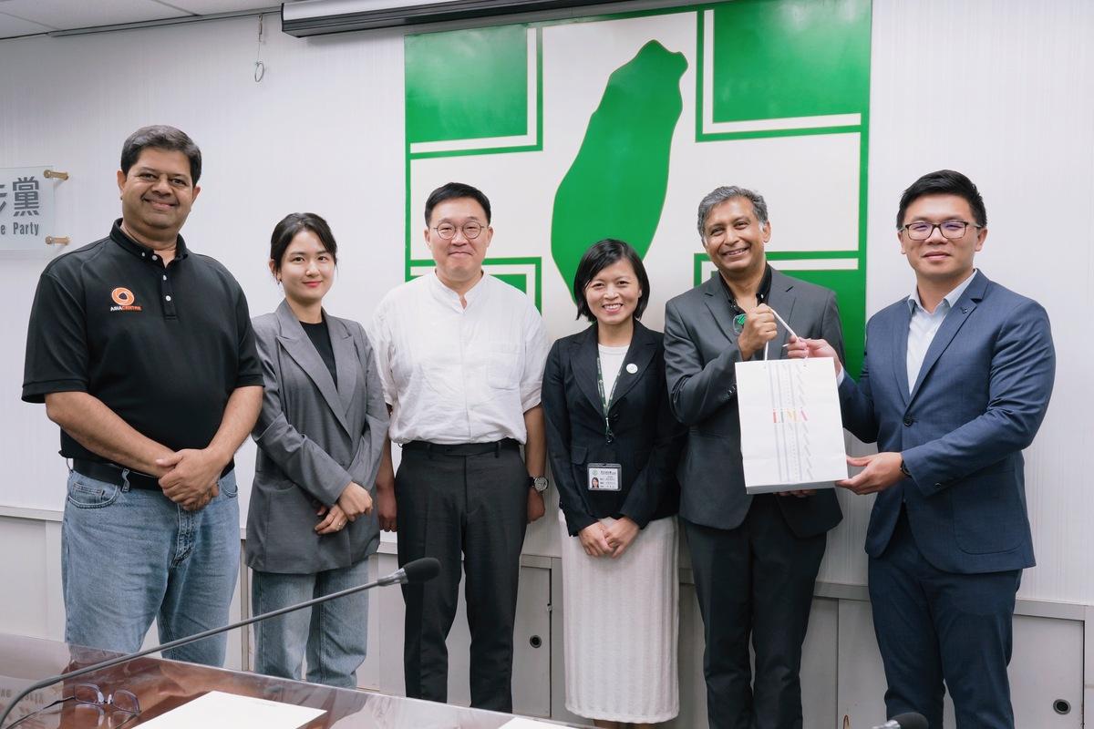  民進黨邀請泰國曼谷智庫亞洲中心（Asia Centre）協力舉辦「數位安全工作坊」。 圖：民進黨提供 