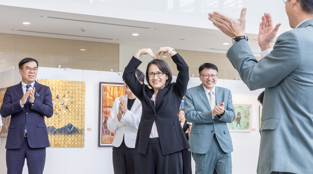  副總統蕭美琴出席玉山ESG永續倡議行動。 圖：總統府提供 