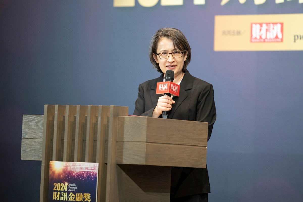  副總統蕭美琴出席2024財訊金融獎頒獎典禮。 圖：總統府提供 