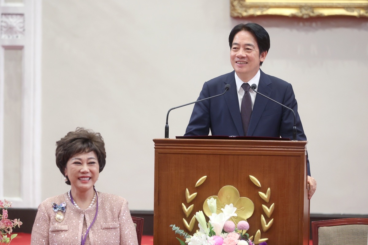  總統賴清德接見世界華人工商婦女企管協會訪問團。 圖：總統府提供 