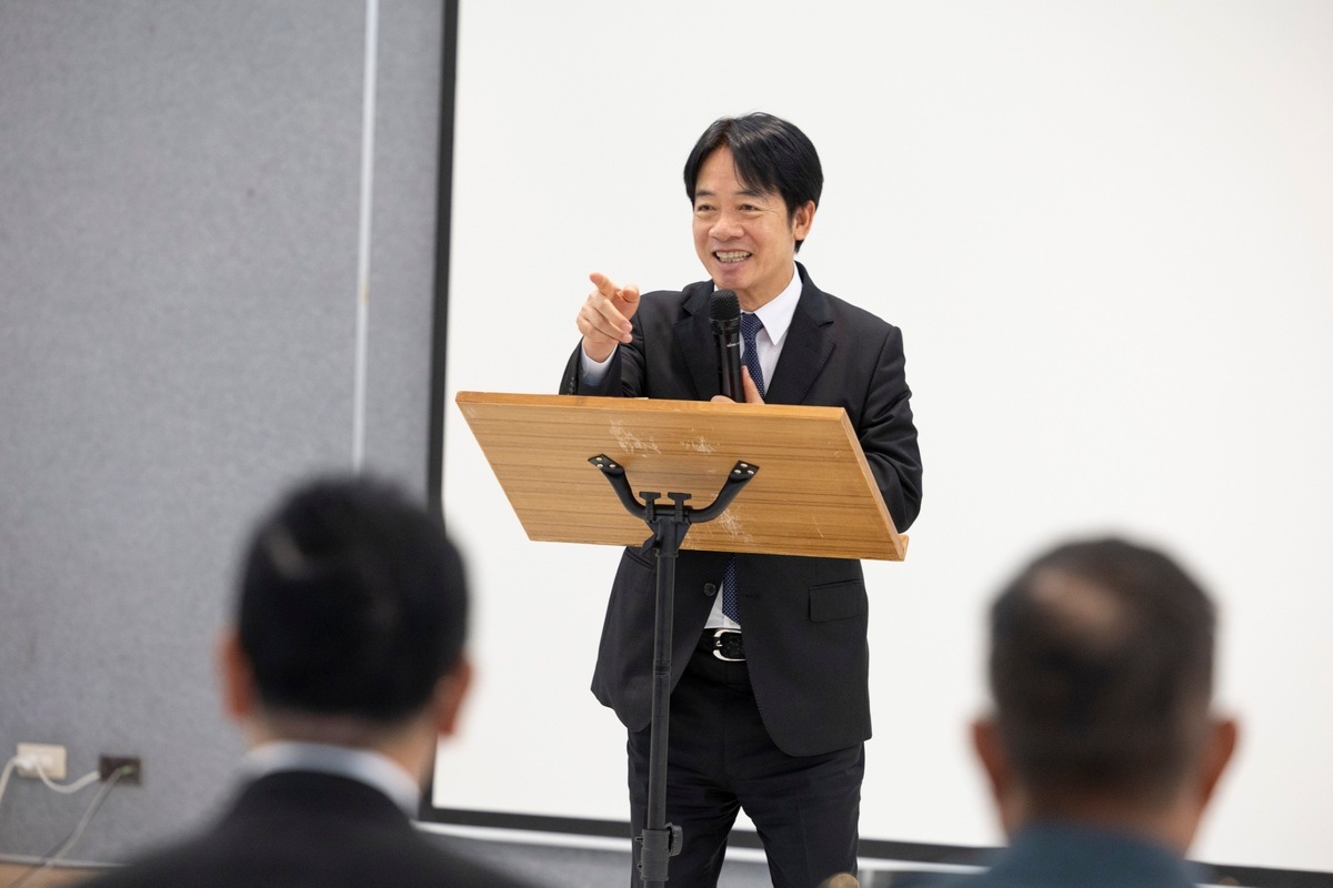  總統賴清德視察金門醫院。 圖：總統府提供 