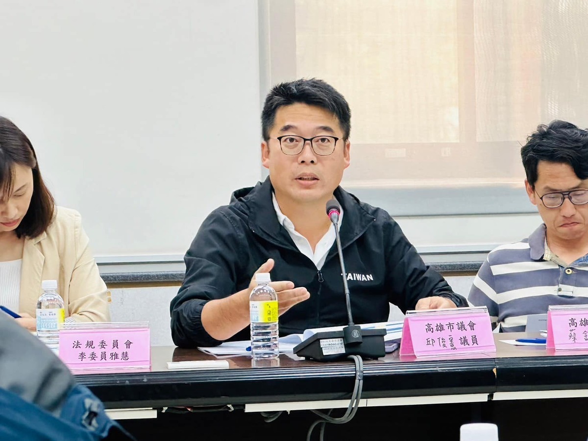  高雄市議員邱俊憲。 圖：翻攝自邱俊憲臉書 