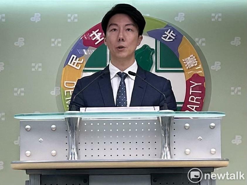  民進黨發言人吳崢。 圖：黃宣尹攝 